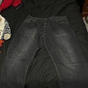 Black Calvin Klein jeans